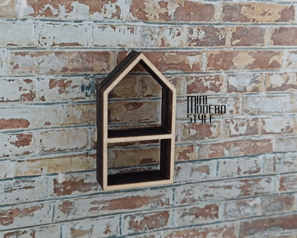 Mensola a forma di casa Hannah in legno - immagine 6