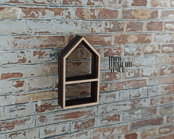 Mensola a forma di casa Hannah in legno - immagine 5