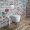 WC sospeso da muro Alyssia - immagine 4