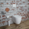 WC sospeso da muro Alyssia - immagine 3