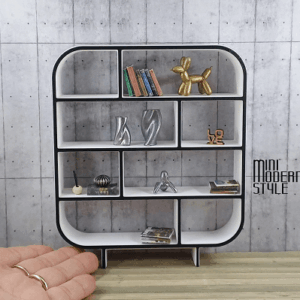 Libreria stondata Tabatha
