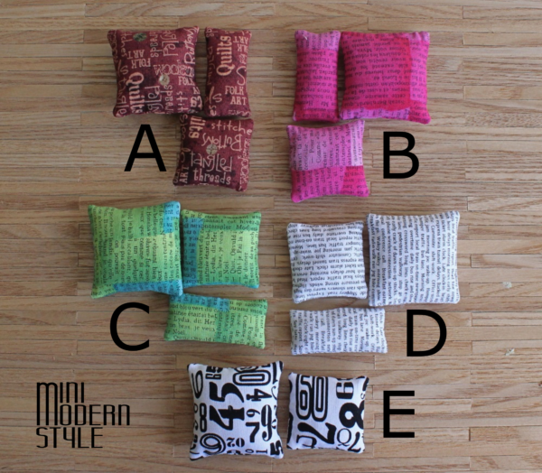 Cuscini in cotone fatti a mano fantasie moderne, parte 1 - immagine 5
