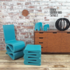 Sedia con sgabello modello Gwenda - immagine 8
