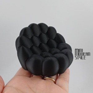 Poltrona bolle Roxie a forma arrotondata