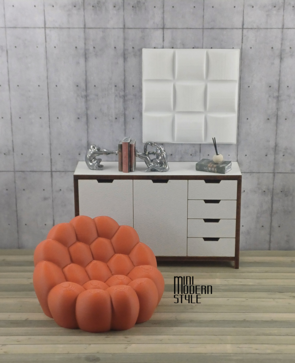 Poltrona bolle Roxie a forma arrotondata - immagine 3
