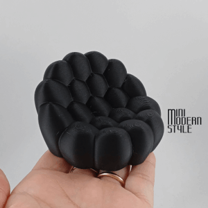 Poltrona bolle Roxie a forma arrotondata